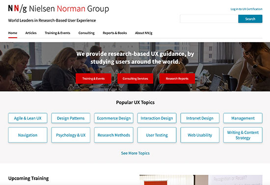 Nielsen Norman Group: UX Training, Consulting, & Research Rezourze.com