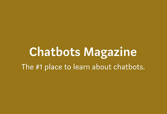 Chatbots Magazine, Artificial Intelligence Blog