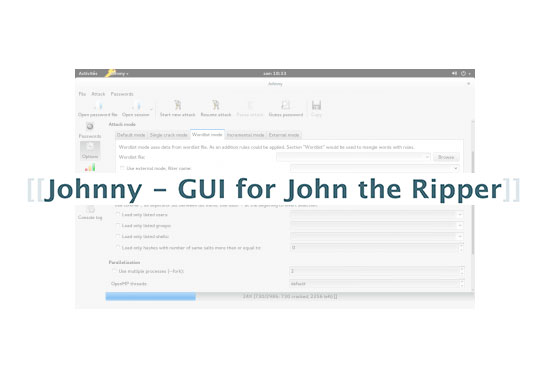 Johnny - GUI for John the Ripper