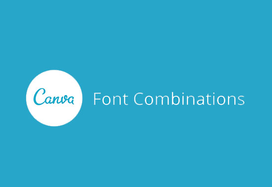 Find the perfect font combination, Canva