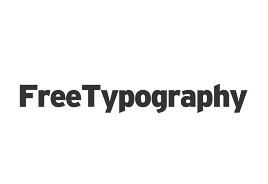 FreeTypography, The best free fonts, typefaces and typography