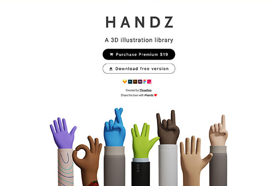 3D Hands gestures