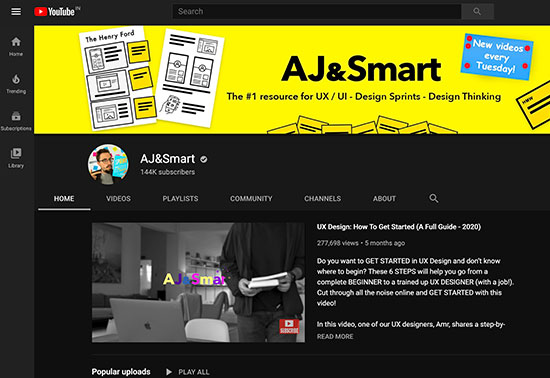 AJ&Smart YouTube Channels