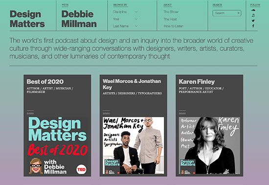 Debbie Millman, Design Matters