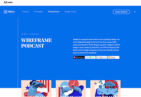Wireframe Podcast with Khoi Vinh, Adobe XD Ideas