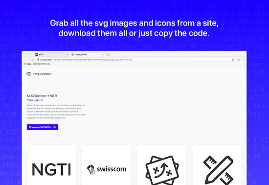 svg-grabber, get all the svg's from a site