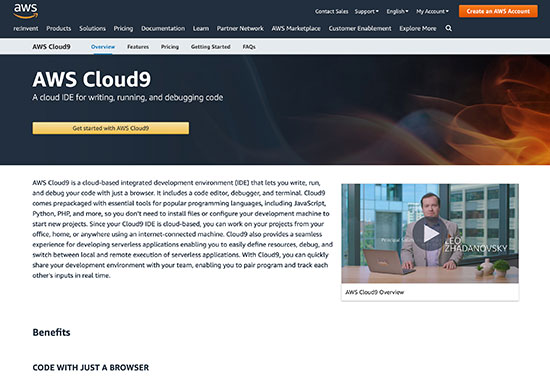 AWS Cloud9 - Angular