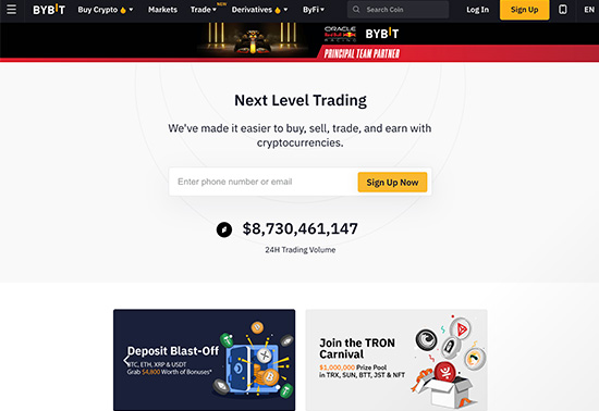 Bybit is one of the fastest growing cryptocurrency trading platforms